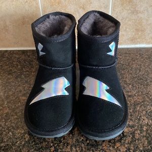 New EMU Australia Barton Lightning toddler girl’s suede ankle boots size 10